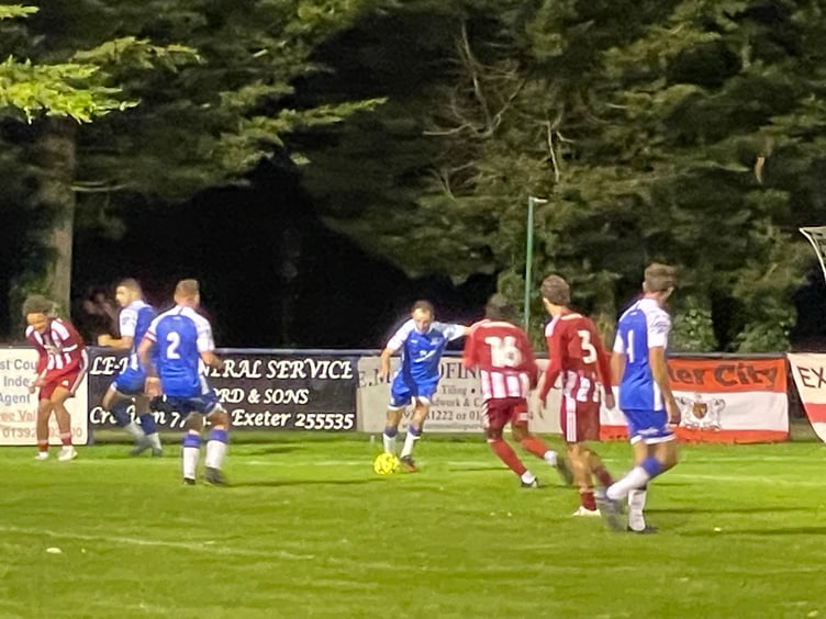 During the Crediton United v ECFC U21’s game. AQ 8202
