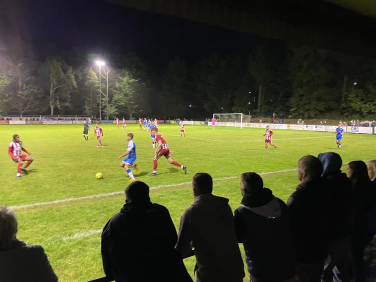During the Crediton United v ECFC U21’s game. AQ 8206