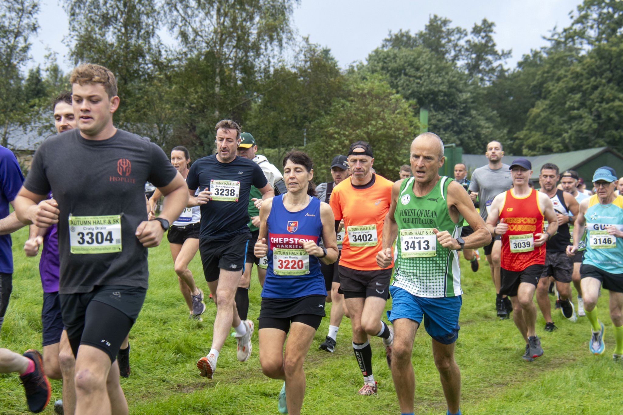 n Jan Morris of Chepstow Harriers and Jim Storrar of Forest of Dean.