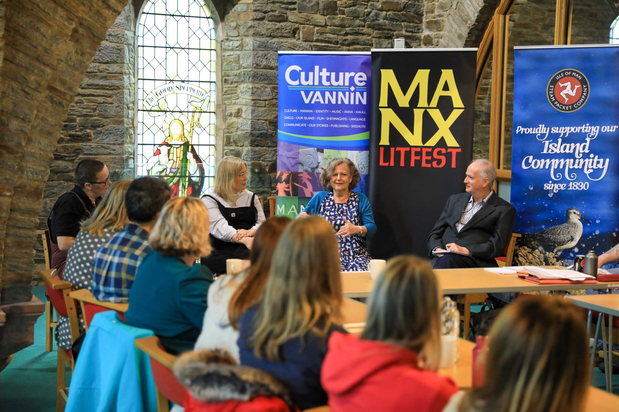 Manx Litfest's Writers’ Day held at St Ninian's Church. Photo by Callum Staley (CJS Photography)