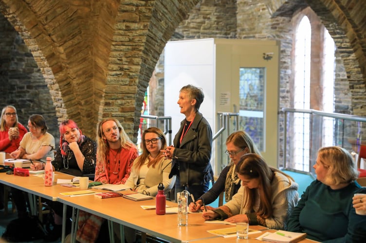 Manx Litfest's Writers’ Day held at St Ninian's Church. Photo by Callum Staley (CJS Photography)