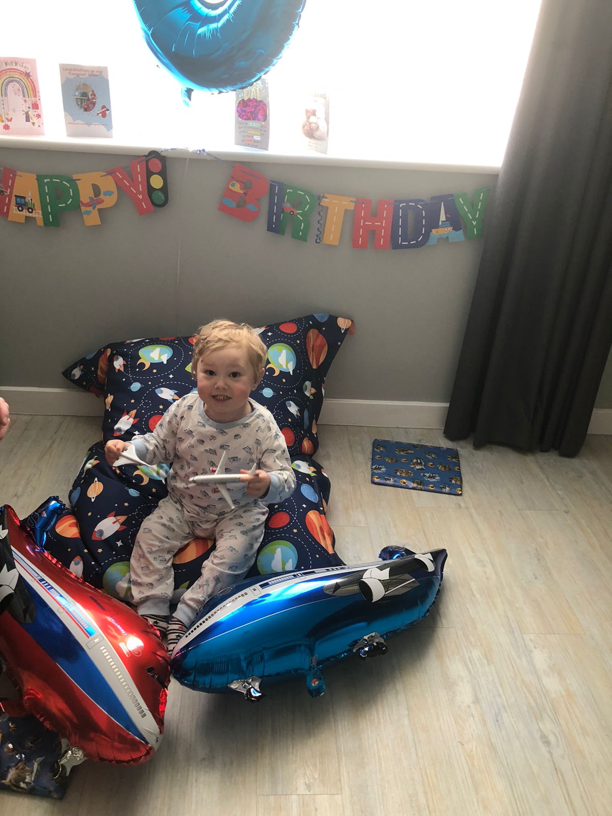 Aedan Klieve on his third birthday