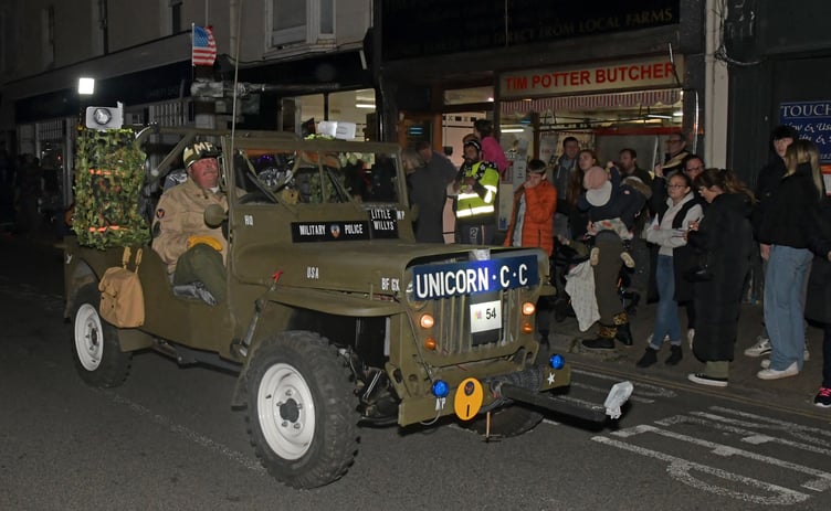 Guy and Ryan Ford, South West Heritage Trust, drove their Willeys Jeep.
