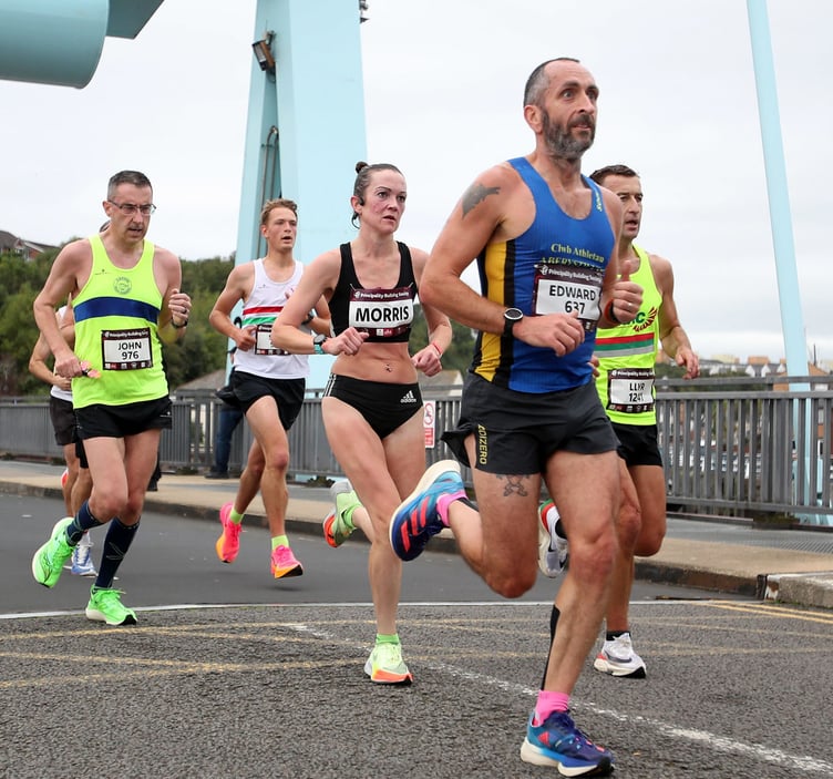 Edd Land at the Cardiff half marathon (Photo: Run 4 Wales)
