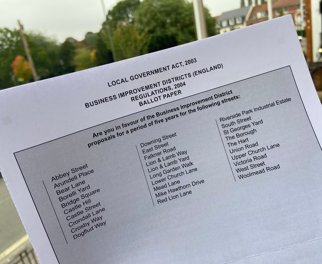 Jury out on Farnham's bid for a BID with voting now underway