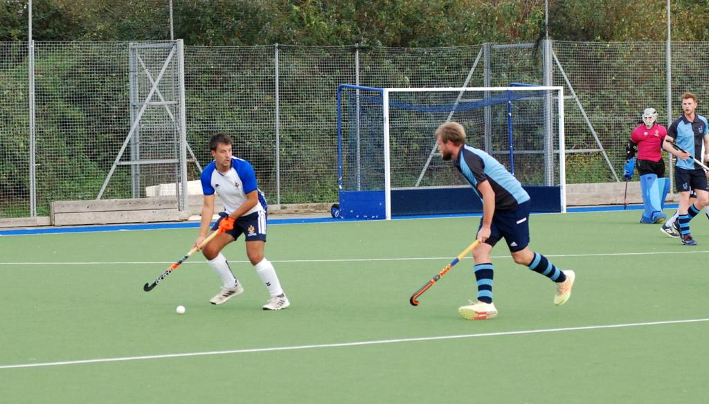 Action from Haslemere’s 2-2 draw against Staines