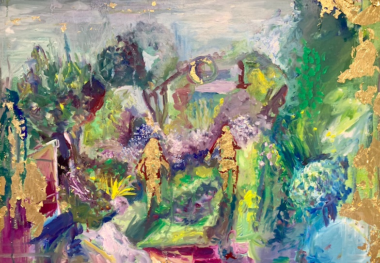 The Girls are in the Garden by Ntshila Mbayabu Lubilanji