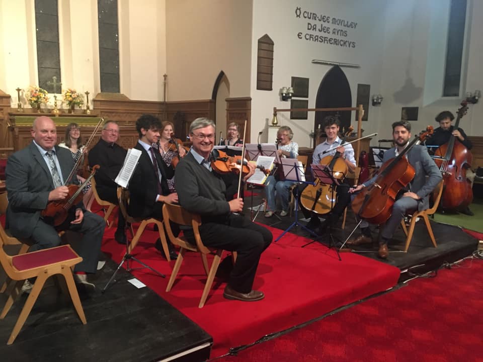 Kirk Michael Chamber Orchestra will be performing at Erin Arts Centre. Left, piano soloist Graham Kirkland