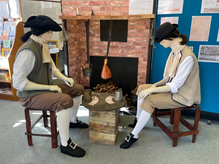 Some of the ‘Great Fire of Crediton’ exhibits which can be viewed at Crediton Museum on Wednesdays, Thursdays and Fridays from 10am to 4pm and on Saturdays from 11am to 2pm until October 31.