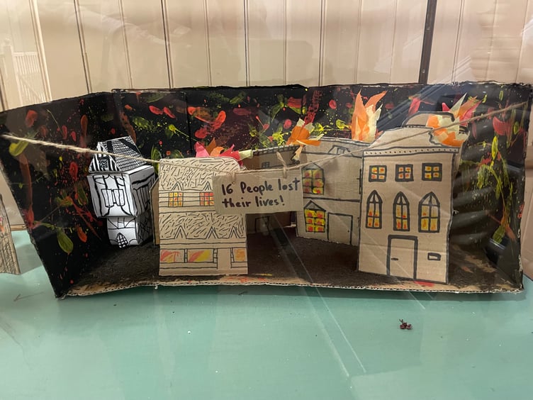 Some of the ‘Great Fire of Crediton’ exhibits which can be viewed at Crediton Museum on Wednesdays, Thursdays and Fridays from 10am to 4pm and on Saturdays from 11am to 2pm until October 31.