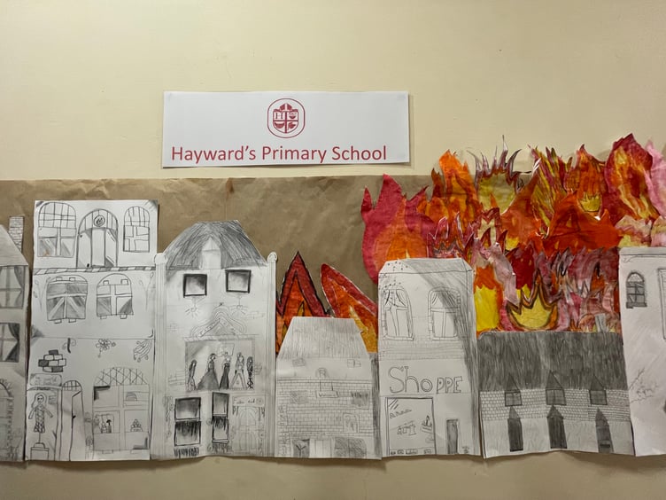 Some of the ‘Great Fire of Crediton’ exhibits which can be viewed at Crediton Museum on Wednesdays, Thursdays and Fridays from 10am to 4pm and on Saturdays from 11am to 2pm until October 31.