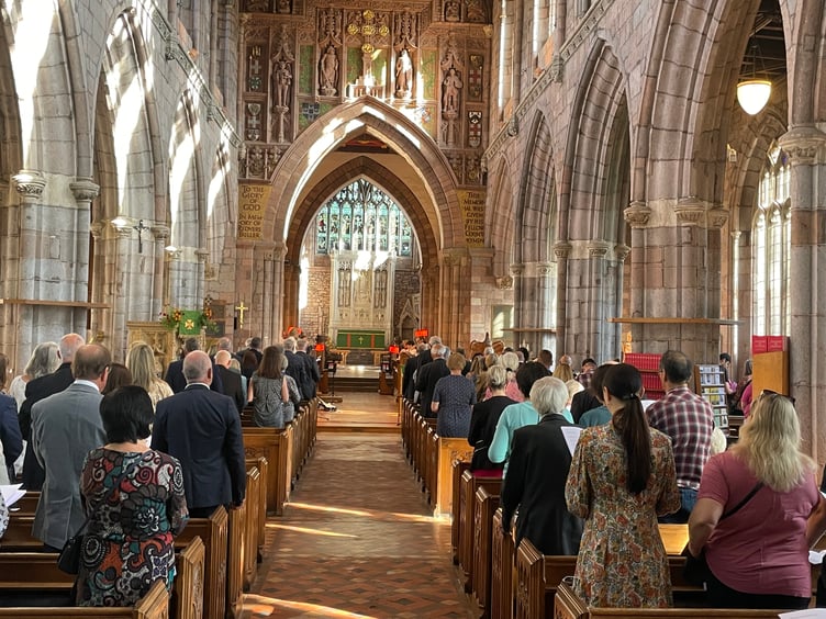 Images from the Mid Devon District Council Civic Service held at Crediton Parish Church.
AQ 8771