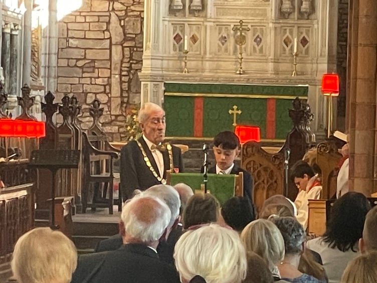 Images from the Mid Devon District Council Civic Service held at Crediton Parish Church.
AQ 8778