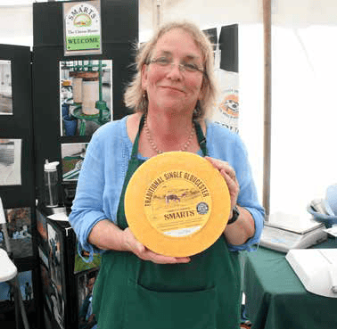 Cheesemaker Joanna Smart of Churcham-based Smart's