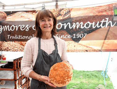 Louise Green of Wigmore's Bakery in Monmouth