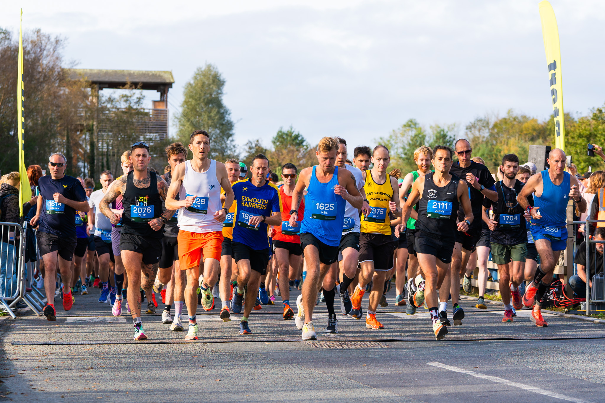 The start of the half marathon (Pictures: Eden Project)