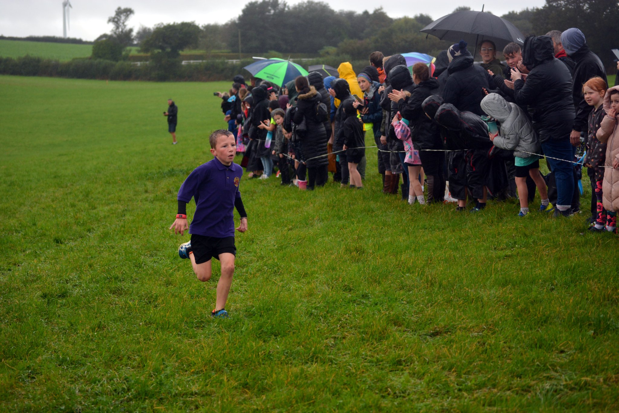 Winner of the Year 3 and 4 boys race