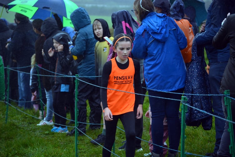 Winner of the Year 3 and 4 girls race