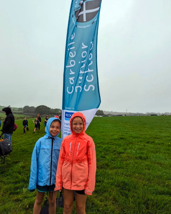 Charlotte White: “So proud of my girls first ever race in this awful weather. Her nerves didn’t get the better of her, she’s smashed it. 47th out of 150+ racers running for Carbeille Junior School – Gracie-Anne”
