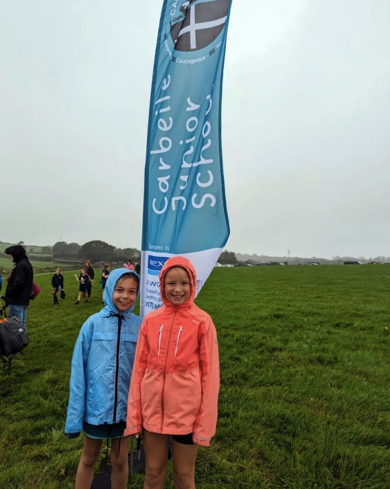 Charlotte White: “So proud of my girls first ever race in this awful weather. Her nerves didn’t get the better of her, she’s smashed it. 47th out of 150+ racers running for Carbeille Junior School – Gracie-Anne”