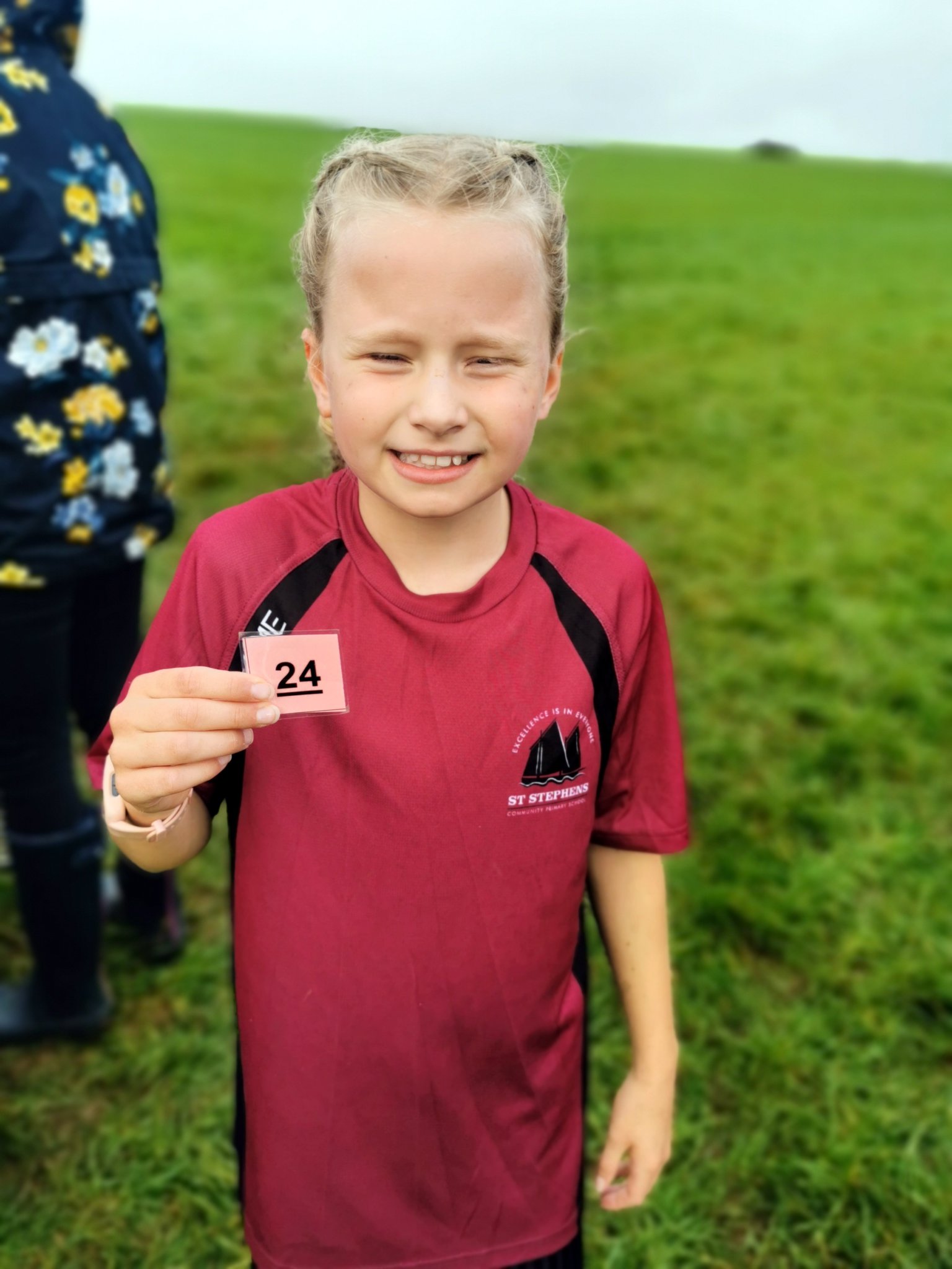 Arwen Thomas, St Stephens, 24th in Year 5 to 6 - Natalie Thomas said: “What a wet start to the cross country! Well done to all who took part and overcame the wet weather and bad traffic, and a huge thank you to the marshals for directing cars and helping latecomers. Amazing effort from everyone.”