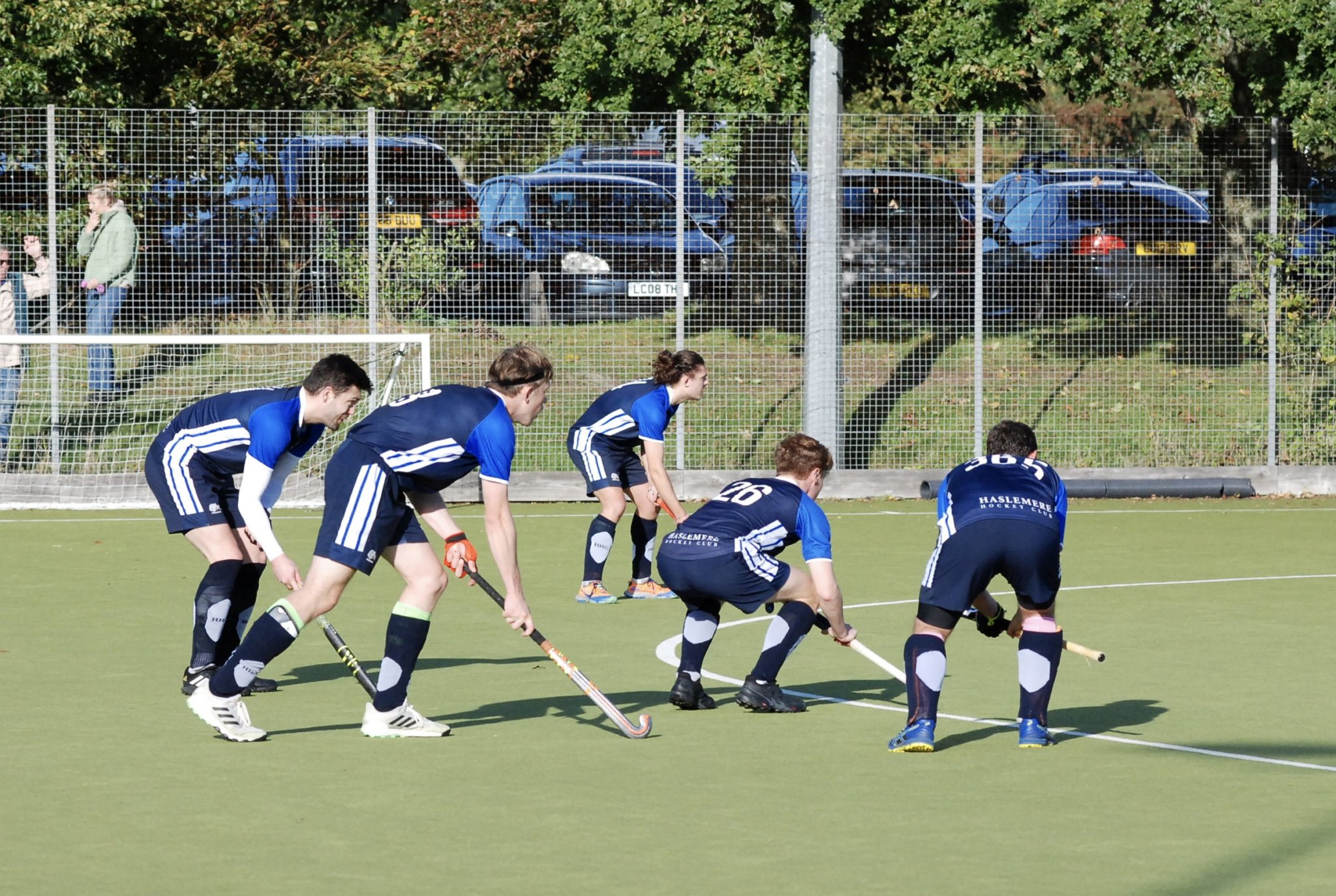 Action from Haslemere’s 2-0 defeat against South Berkshire