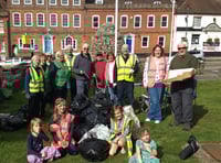 <p>The Alton Society, ACAN, Church Triangle Residents Association and Guild of Optimists took part in the Alton autumn litter pick</p>