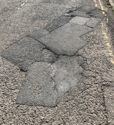 Outrage after 97-year-old injured on badly repaired road in Grayswood