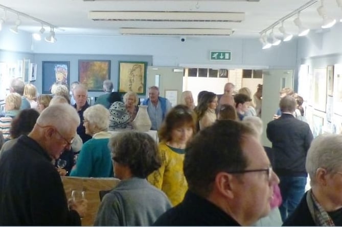 Haslemere Art Society's annual exhibition opened with a private view at Haslemere Museum