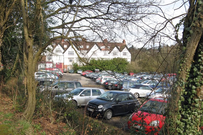 Wey Hill's Fairground car park is one site earmarked for CIL money by Haslemere Town Council