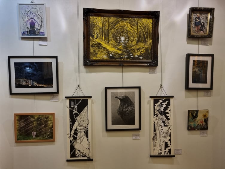 The Otherworld exhibition at the Erin Arts Centre, in Port Erin