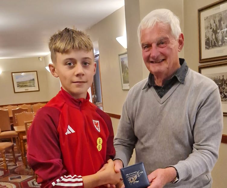 Player of the year Siôn Jones Owen