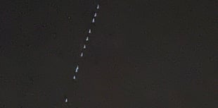 Mystery lights: Elon Musk's Starlink shines above Surrey and Hampshire