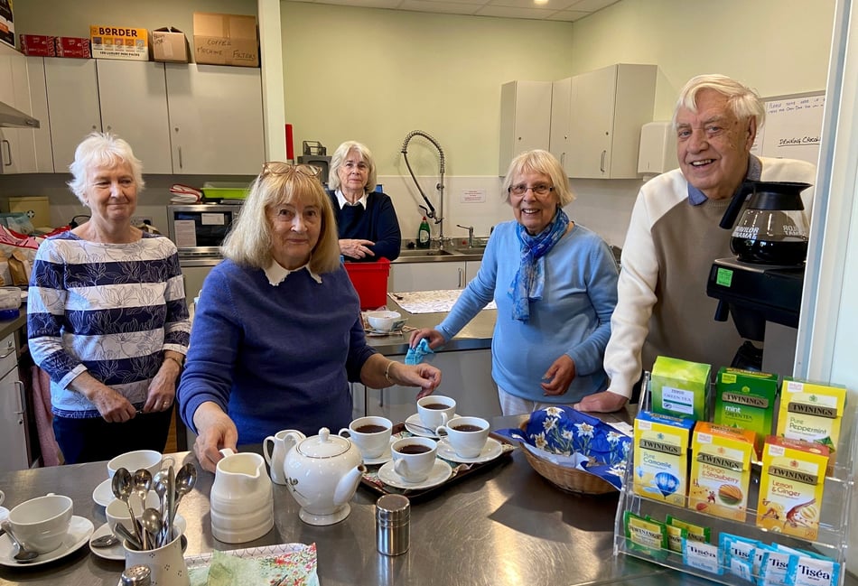 <p>The siren call of tea couldn’t be denied by these fundraisers who put off retirement to aid Macmillan</p>