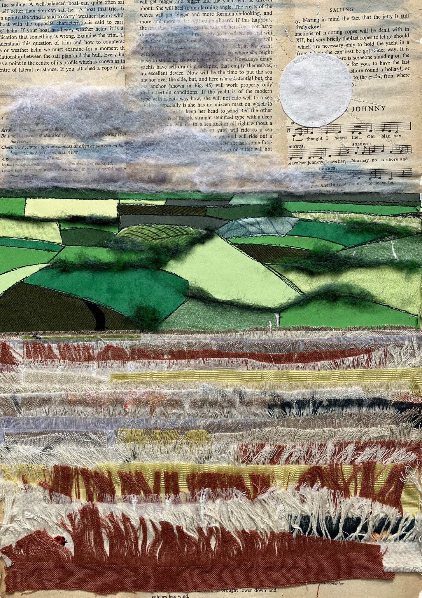 Joint runner-up, 12-18 years category: Rosie Holgate, (17) from Honiton: Mixed media inspired by the beautiful Devon hills around her home.