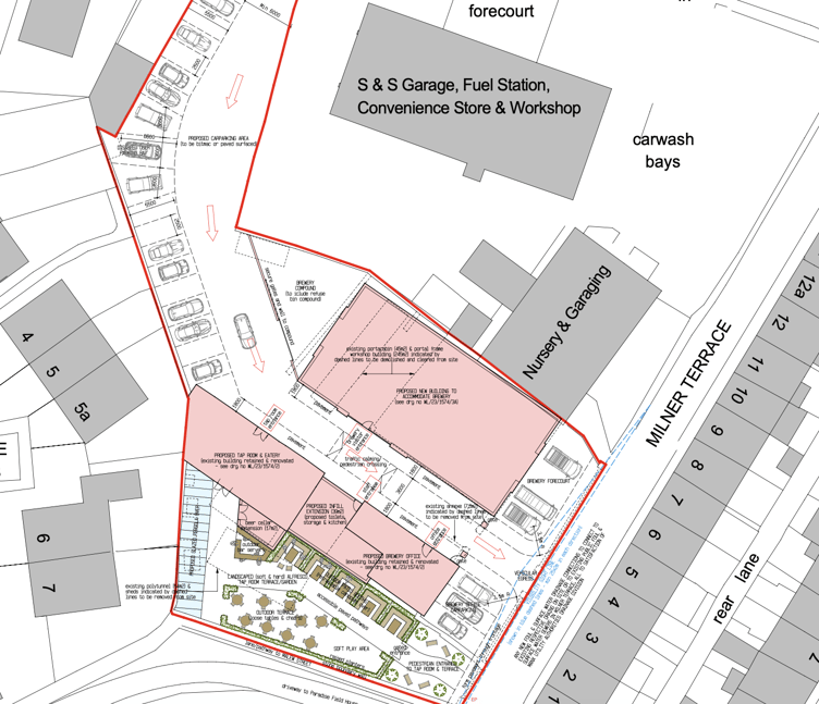 Plans for a new brewery and restaurant in Castletown