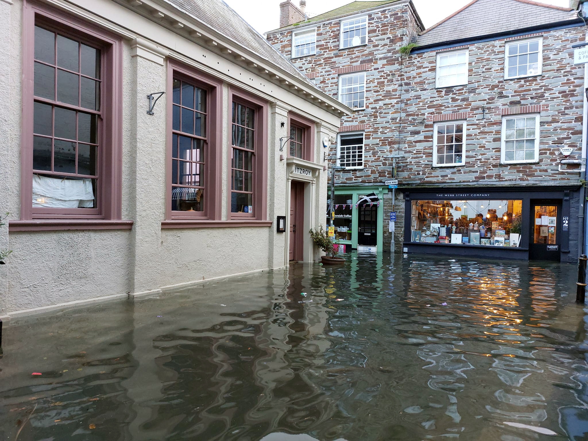 The streets of Fowey. Picture: Bob Passmore