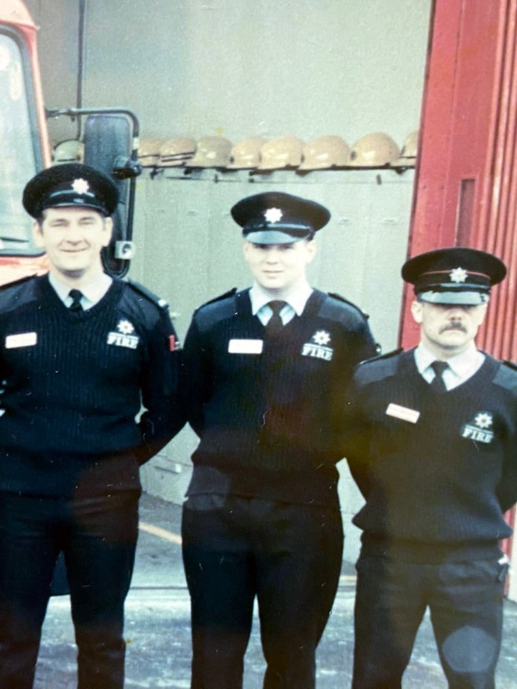 Lee Adams (Middle) has been a member of the Saltash crew since 1996