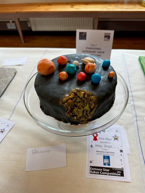 The planets also inspired this Star Baker cake entry in Porlock.