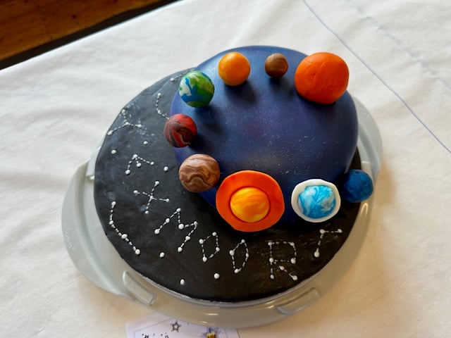 The planets were the theme for this entry in Porlock's Star Baker event.