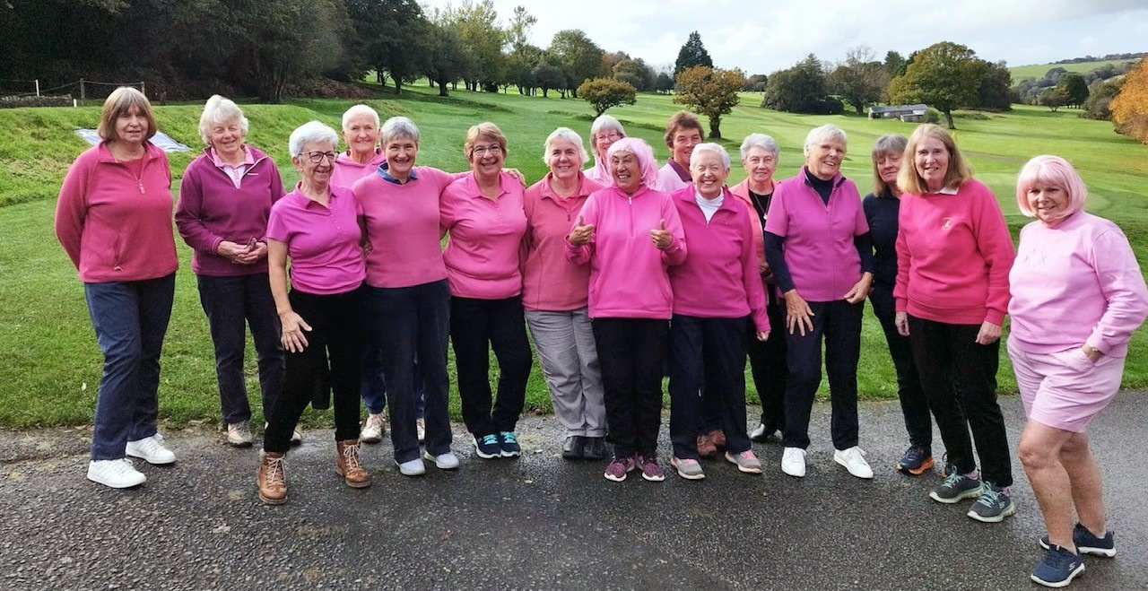 The ladies section at Okehampton golf Club joined in the “Wear it Pink Day” with all donations in aid of breast Cancer.
