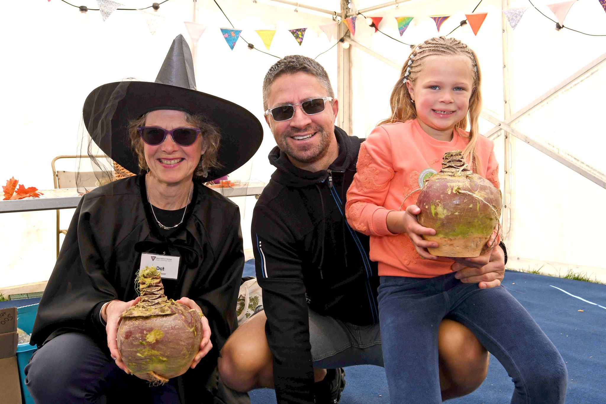 (L-r) Dot the witch, Daniel Bentham and Arla Bentham (6)