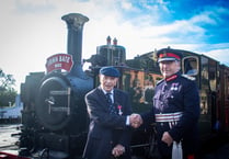 Railwayman formally receives his MBE