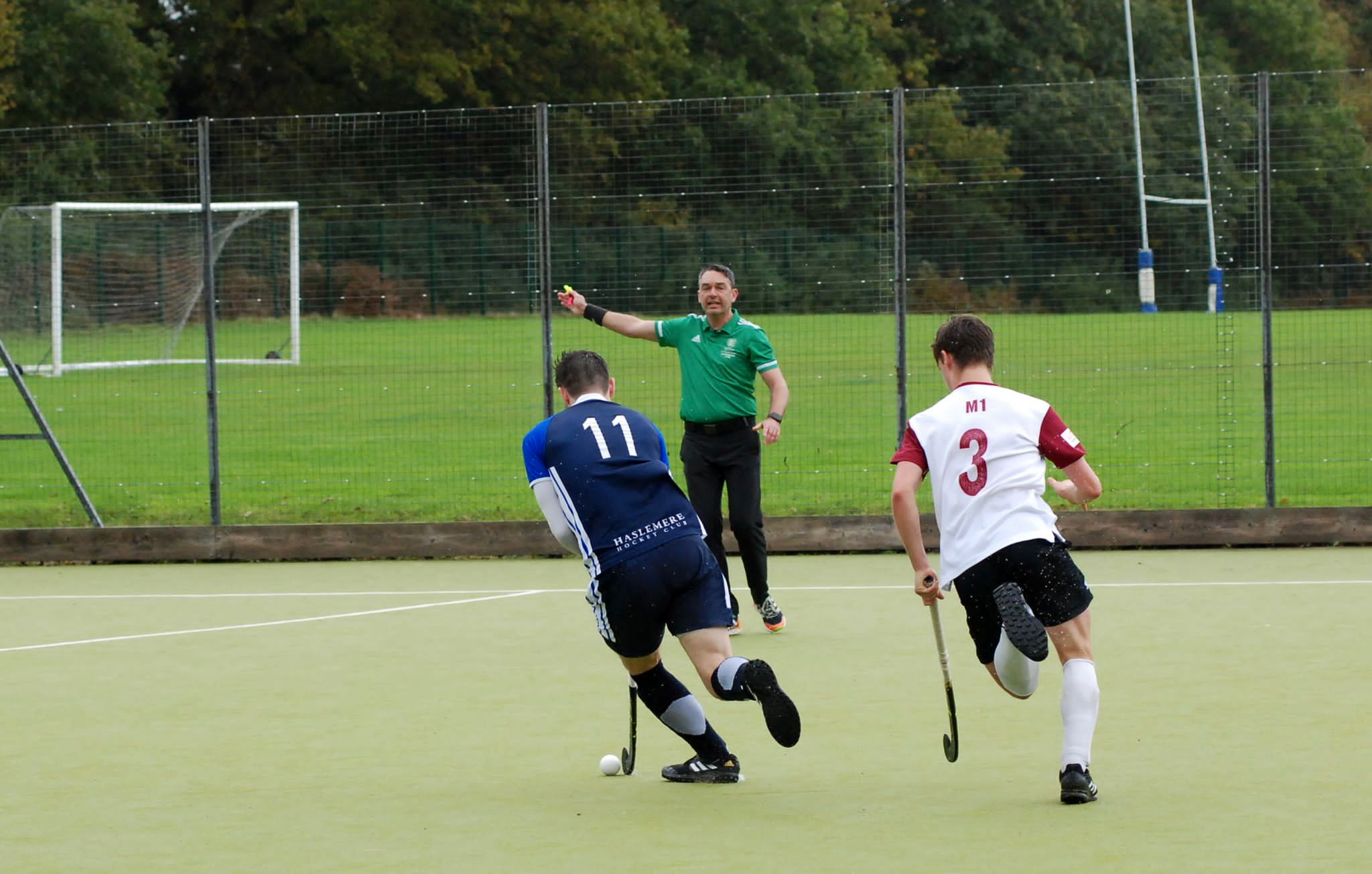 Action from Haslemere’s 3-2 defeat against Oxford Hawks