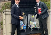 Superstar students launch new collection point for Farnham Foodbank