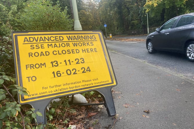 Lindford Road closure