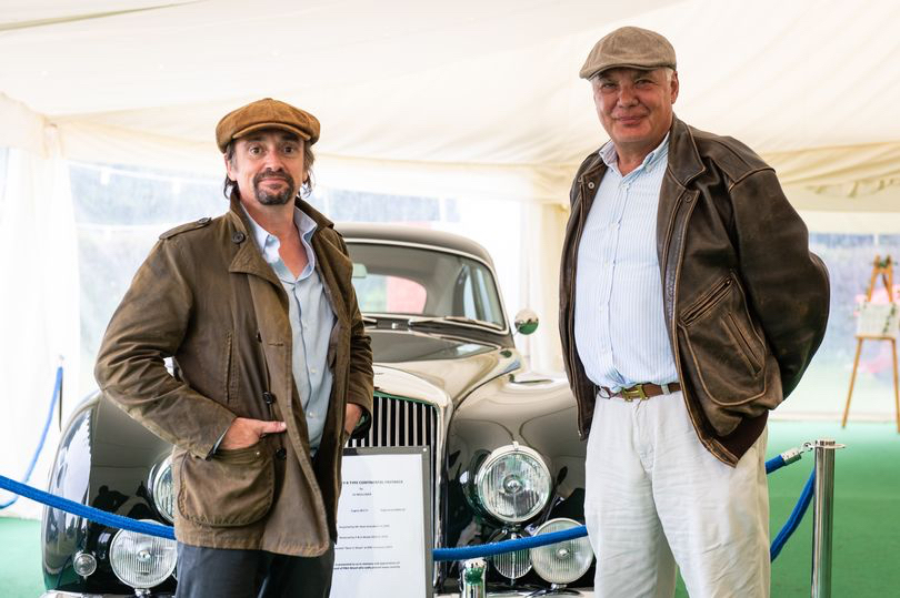 Deam Kronsbein with Richard Hammond. Photo: Bentley Drivers’ Club