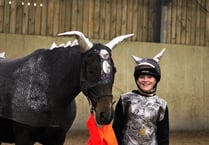 Duchy College students get creative at spooky horse show