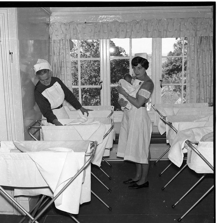 Tavistock Hospital baby ward