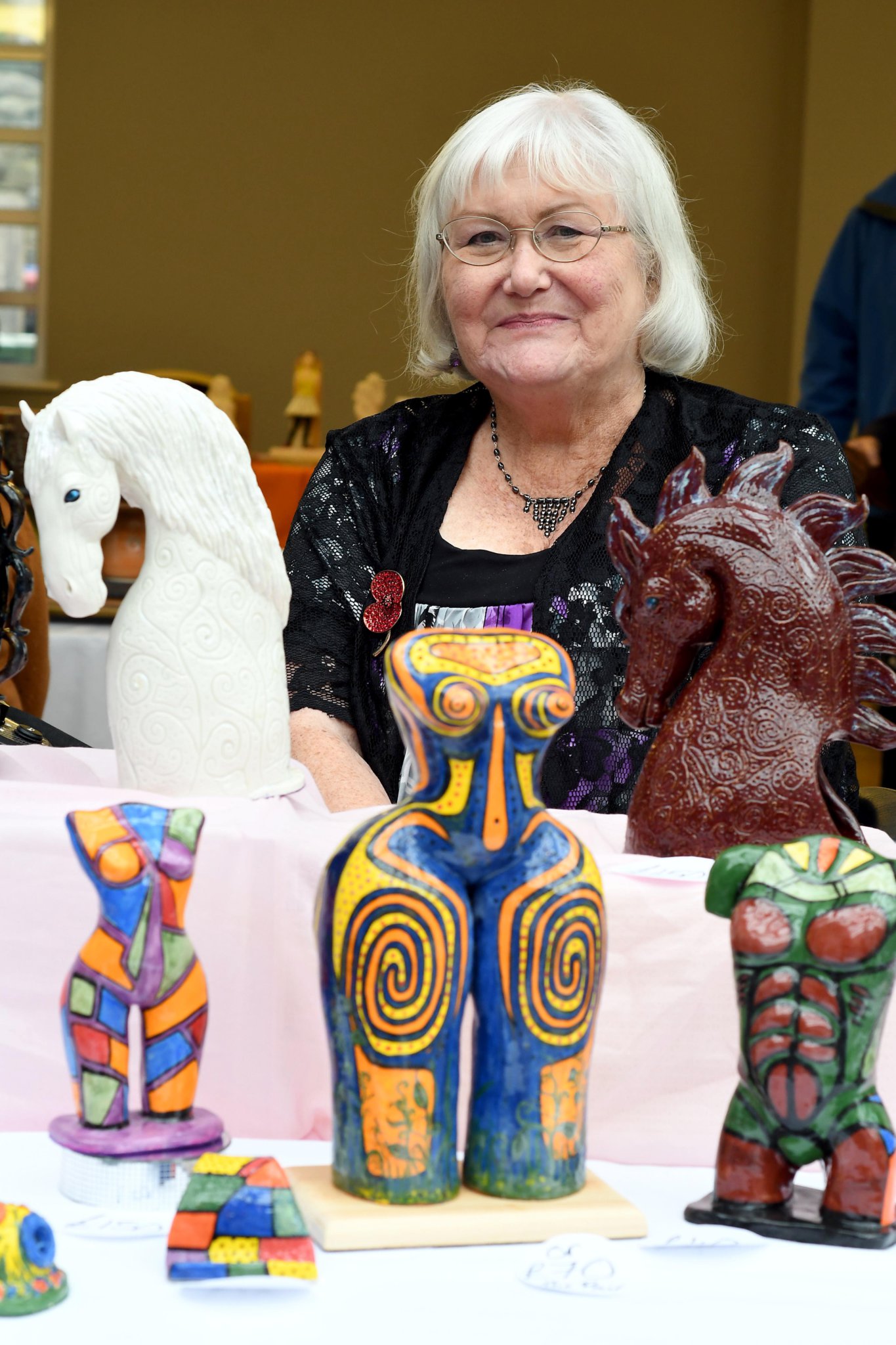 Manx Potters Fair at the Villa Marina Arcade - ceramics by Shareen Jewell